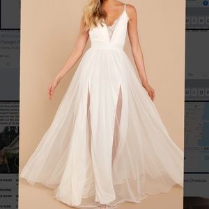 White Tulle Gown / Dress